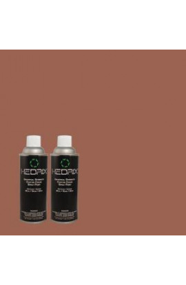 Hedrix 11 oz. Match of PPU1-9 Red Willow Semi-Gloss Custom Spray Paint (2-Pack) - SG02-PPU1-9