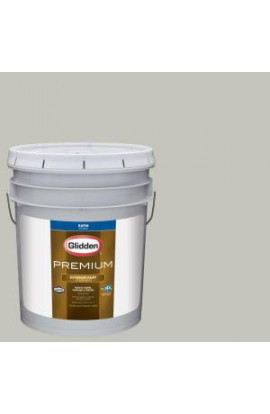 Glidden Premium 5-gal. #HDGCN02D Grey Nuance Satin Latex Exterior Paint - HDGCN02DPX-05SA