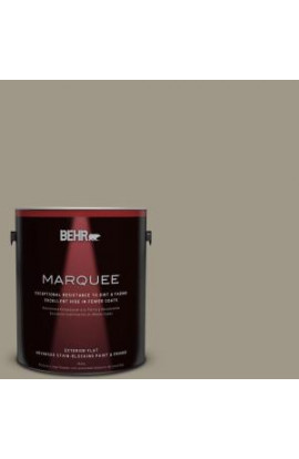 BEHR MARQUEE 1-gal. #PPU8-20 Dusty Olive Flat Exterior Paint - 445401