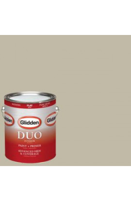 Glidden DUO 1-gal. #HDGWN62D Sacred Olive Green Flat Latex Interior Paint with Primer - HDGWN62D-01F