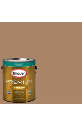 Glidden Premium 1-gal. #HDGWN21 Gentle Fawn Semi-Gloss Latex Exterior Paint - HDGWN21PX-01S