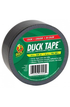 Duck 1.88 in. x 20 yds. All Purpose Duct Tape Black (6-Pack) - 392875