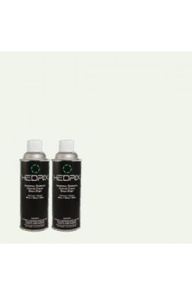 Hedrix 11 oz. Match of 470E-1 Breakwater White Gloss Custom Spray Paint (2-Pack) - G02-470E-1