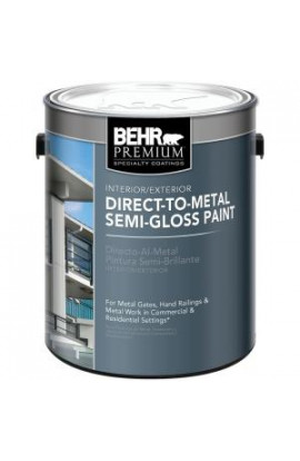 BEHR 1-gal. Red Direct-to-Metal Semi-Gloss Interior/Exterior Paint - 321001
