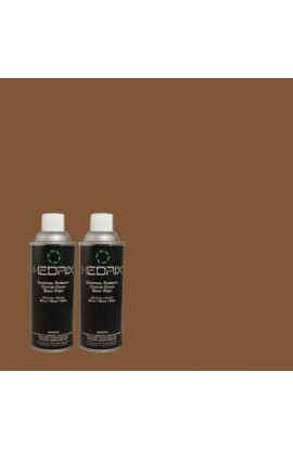 Hedrix 11 oz. Match of 280F-7 Breakfast Blend Semi-Gloss Custom Spray Paint (2-Pack) - SG02-280F-7