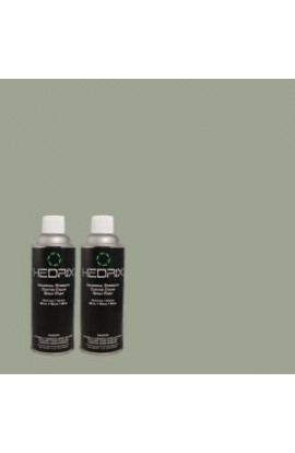 Hedrix 11 oz. Match of QE-44 Eucalyptus Low Lustre Custom Spray Paint (2-Pack) - LL02-QE-44