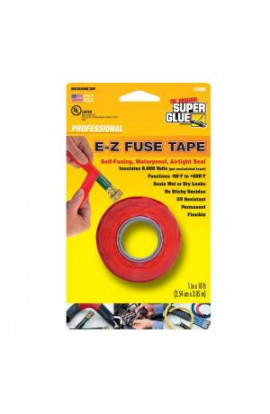 Super Glue 1 in. x 10 ft. Red E-Z Fuse Silicone Tape (12-Pack) - 15406