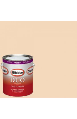 Glidden DUO 1-gal. #HDGO30D Peachlight Eggshell Latex Interior Paint with Primer - HDGO30D-01E