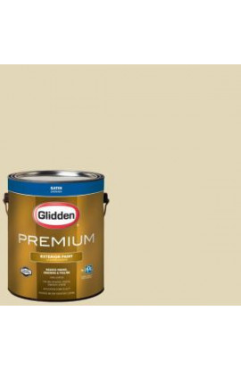Glidden Premium 1-gal. #HDGY49D Sunlit Meadow Satin Latex Exterior Paint - HDGY49DPX-01SA