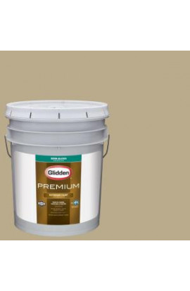 Glidden Premium 5-gal. #HDGY52U Dusty Khaki Semi-Gloss Latex Exterior Paint - HDGY52UPX-05S