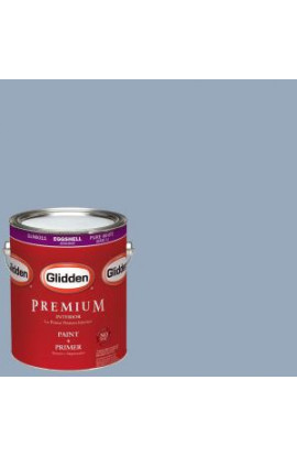 Glidden Premium 1-gal. #HDGV25U Contemplative Blue Eggshell Latex Interior Paint with Primer - HDGV25UP-01E
