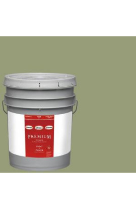 Glidden Premium 5-gal. #HDGG39U Olive Grove Flat Latex Interior Paint with Primer - HDGG39UP-05F