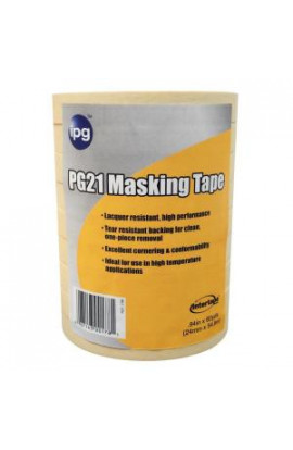 Intertape Polymer Group PG 21 1 in. x 60 yd. Lacquer Resistant Performance Grade Masking Tape (9-Pack) - PG21-24SL