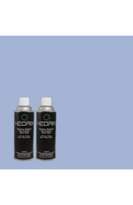 Hedrix 11 oz. Match of PPU15-12 Bluebird Flat Custom Spray Paint (8-Pack) - F08-PPU15-12
