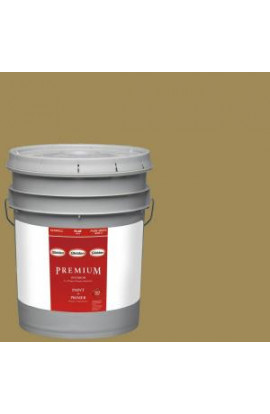 Glidden Premium 5-gal. #HDGY65D Vintage Olive Flat Latex Interior Paint with Primer - HDGY65DP-05F