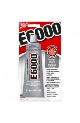 E6000 3.7 fl. oz. Clear Medium Viscosity Adhesive (6-Pack) - 230022